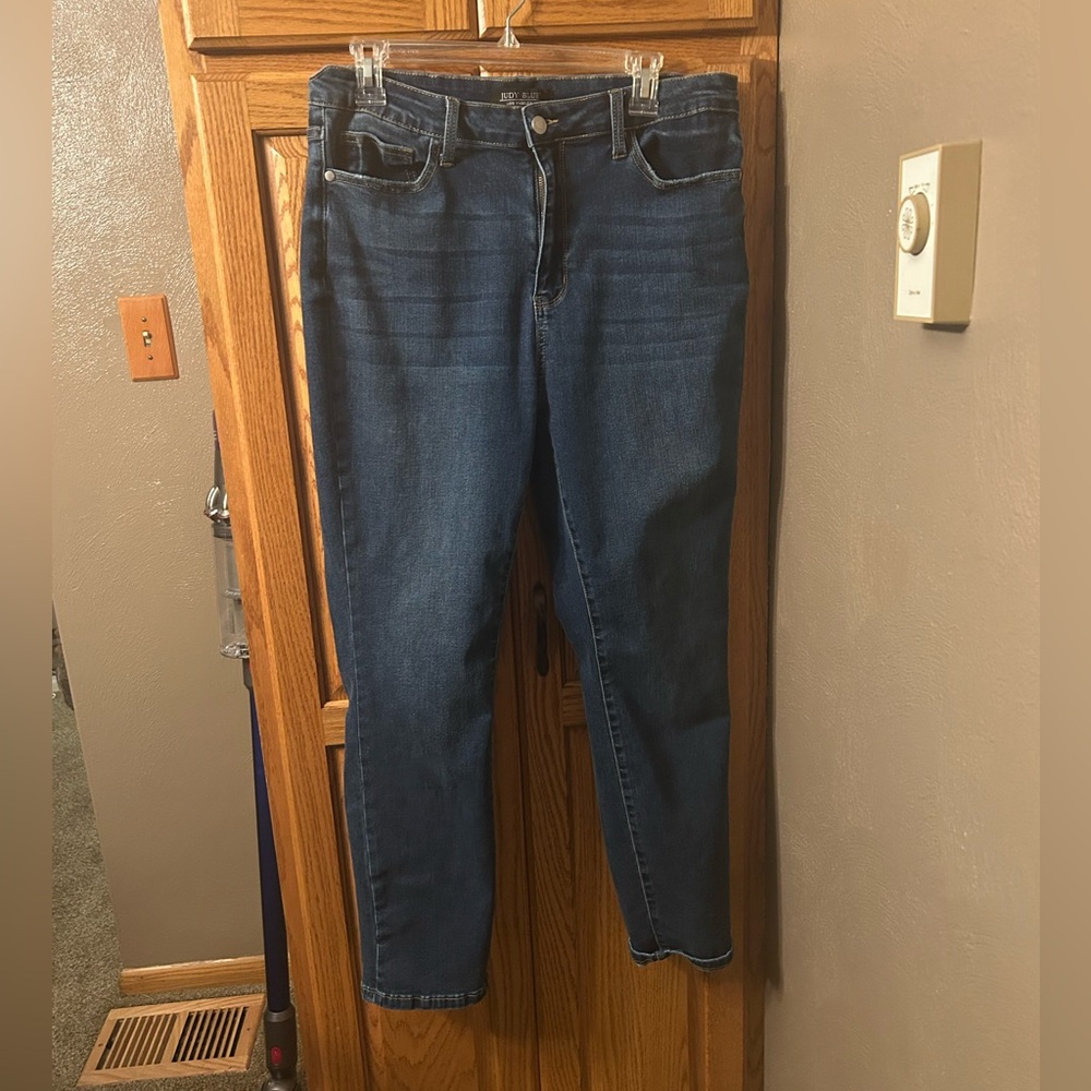 Judy Blue Sz 15 denim jeans in great, used condition. Mid rise, straight leg